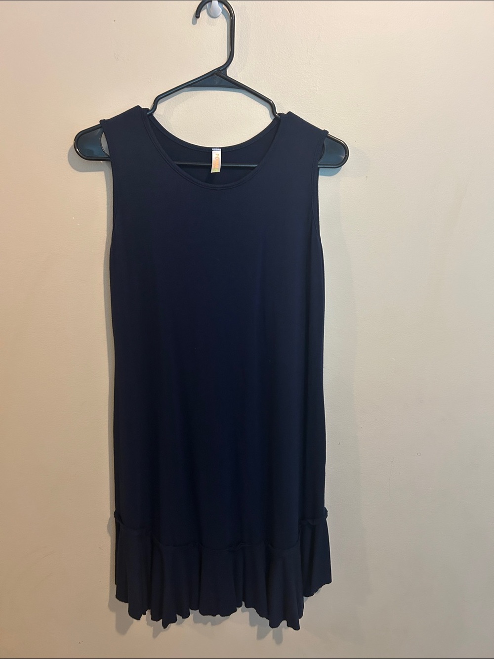 Popana Navy Crewneck Tank Dress